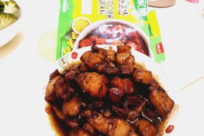 快手桂花红烧肉