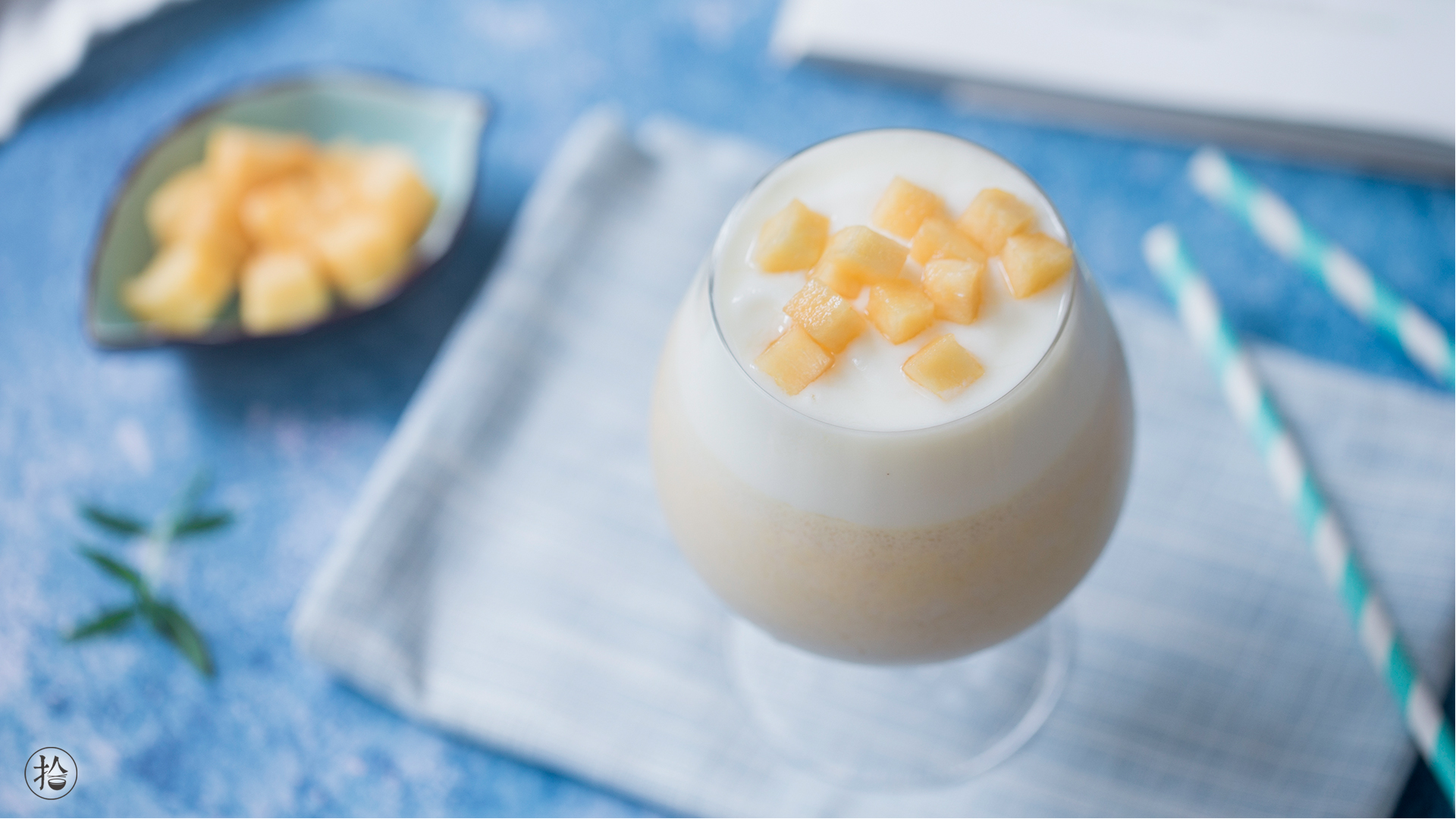 Yellow Peach Yoghurt Mousse