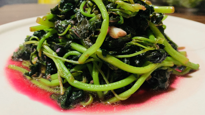 清炒红苋菜