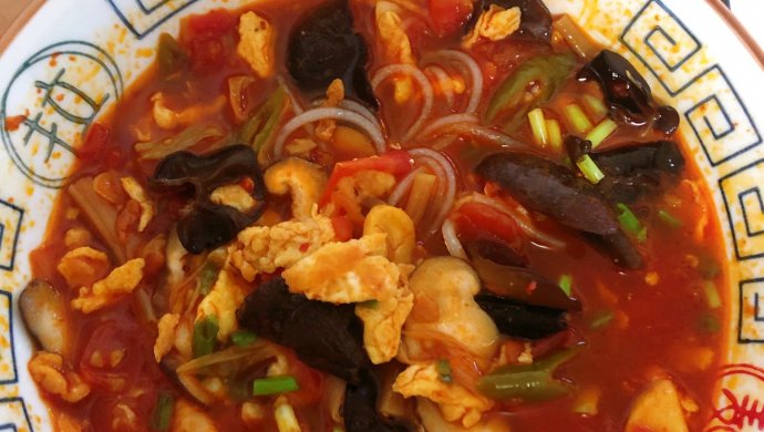 西红柿鸡蛋泡馍