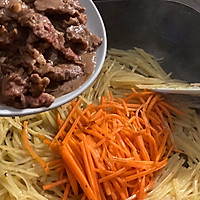 土豆丝炒牛肉【家常菜】的做法图解5