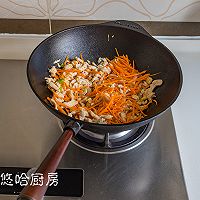 鱼香鸡丝(附铁锅开锅)的做法图解5