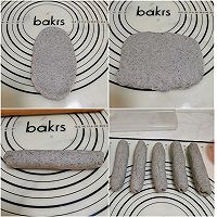 轻盐黑芝麻全麦贝果的做法图解4