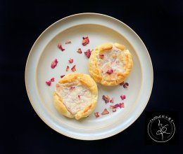 玫瑰冰乳酪司康的做法