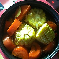 玉米胡萝卜排骨汤（电饭煲版）的做法图解4