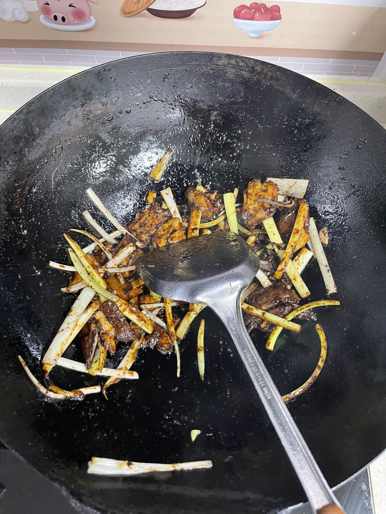 酱爆烤鸭片的做法