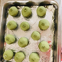 网红蛋黄肉松青团   武汉加油的做法图解17