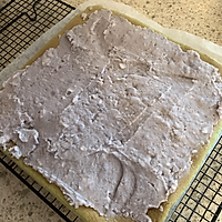 蓝色芋泥波点蛋糕卷 —— 内含超健康的芋泥做法的做法图解12