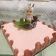 草莓慕斯蛋糕（6寸方模具）