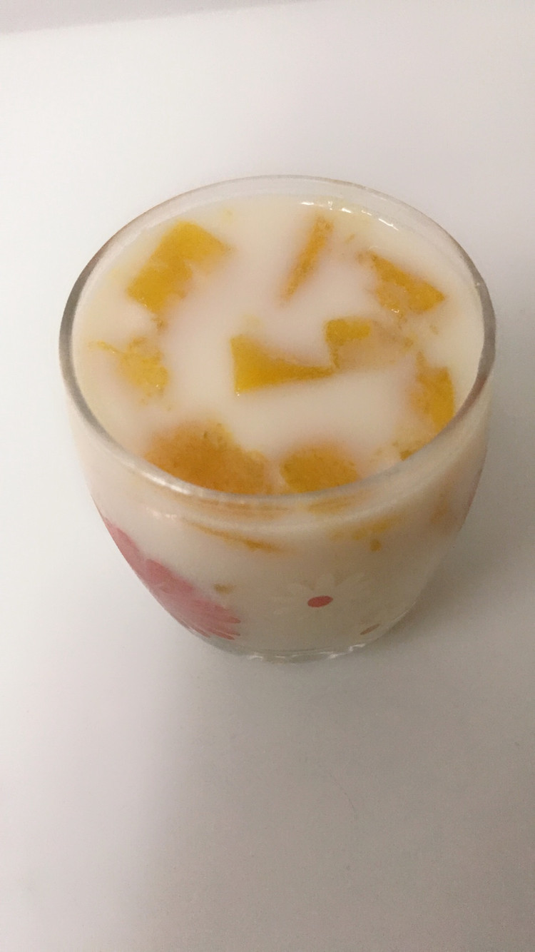 芒果牛奶冻的做法