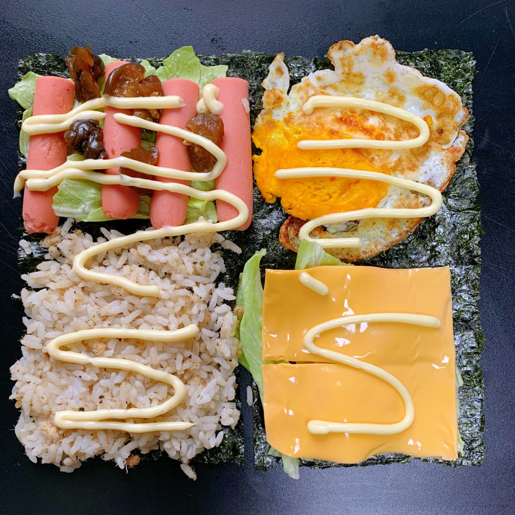 网红折叠饭团的做法