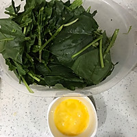 鸡蛋炒菠菜 — 绿色蔬菜之旅的做法图解1