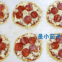 迷你椰菜花披萨的做法图解6