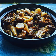 土豆板栗鸡