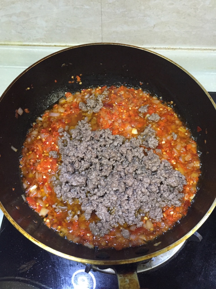 香辣牛肉酱的做法图解5
