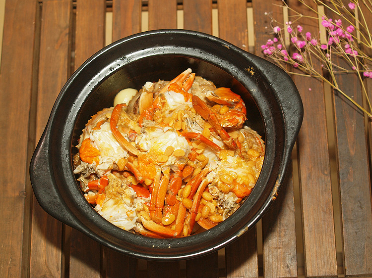首创于林自然大师的豆酱焗蟹，学会了在中秋节家宴上露一手的做法