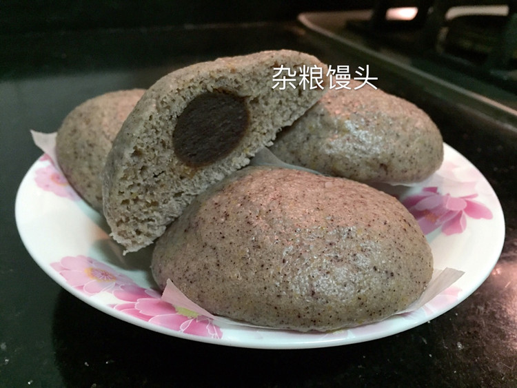 杂粮豆沙馒头的做法