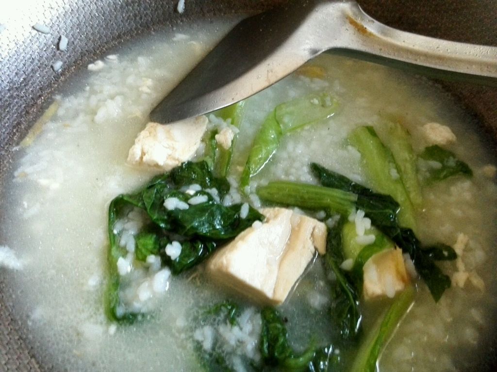 小白菜豆腐粥怎么做_小白菜豆腐粥的做法_豆果美食