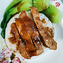 黑胡椒鸡腿饭
