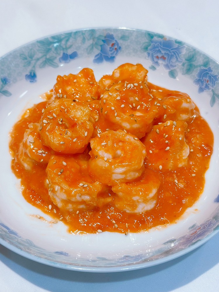 宝宝版茄汁虾球的做法