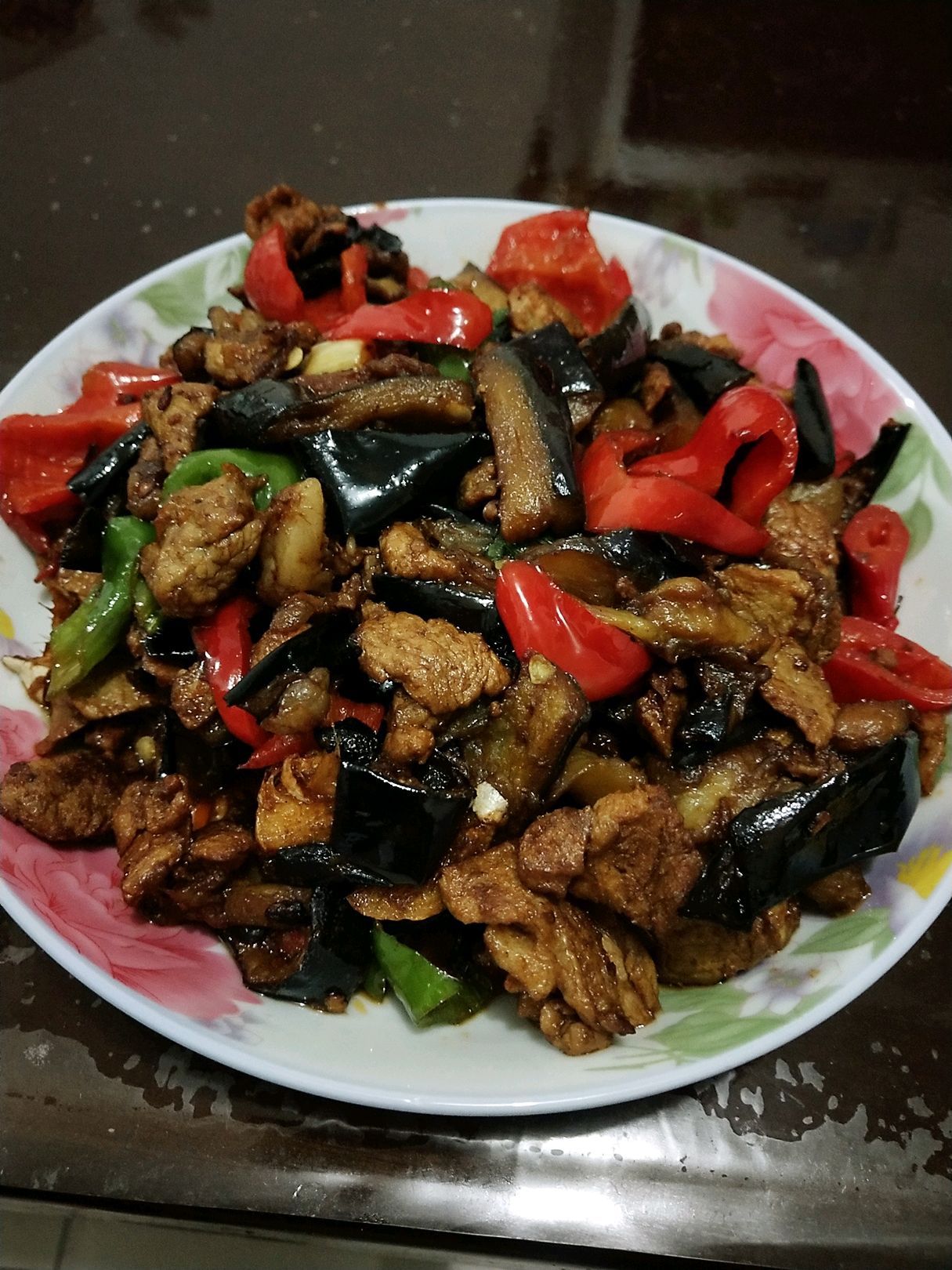 茄子炒肉