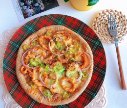 #智利贻贝中式烹法大赏#低脂高蛋白-贻贝海鲜黑麦披萨的做法
