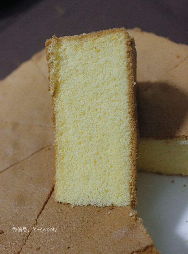 8寸原味戚风蛋糕