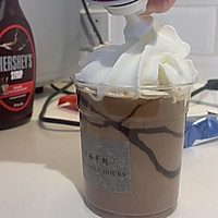 #一学就会快手菜#1分钟搞定超浓可可拿铁｜冬日限定的做法图解5