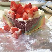 彩虹芝士蛋糕的做法图解8