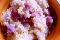 紫薯二米饭的做法