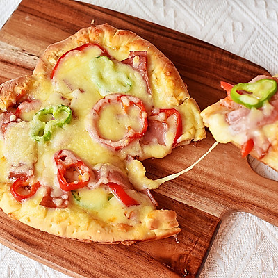 彩椒培根披萨