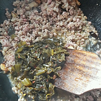 云南菜-水腌菜炒肉沫（大理）的做法图解4