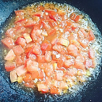 当韩国食材遇上中国味道--番茄鸡蛋炒年糕的做法图解7