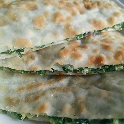 韭菜鸡蛋盒子薄饼