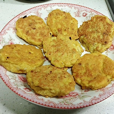 宝宝辅食--营养豆腐饼