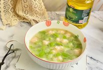 #金龙鱼橄榄油调和油520美食菜谱#鲜美虾滑丝瓜汤的做法