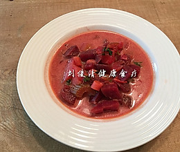 美味素食 Borscht 甜菜根汤的做法