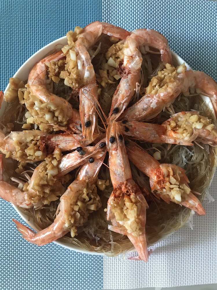 粉丝蒜蓉虾的做法