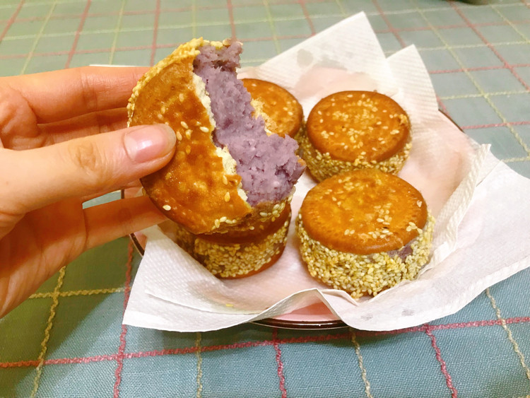 古早味芋泥饼-又沙又糯超好吃的做法