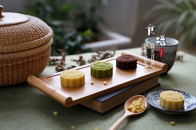 端午｜三种口味绿豆糕