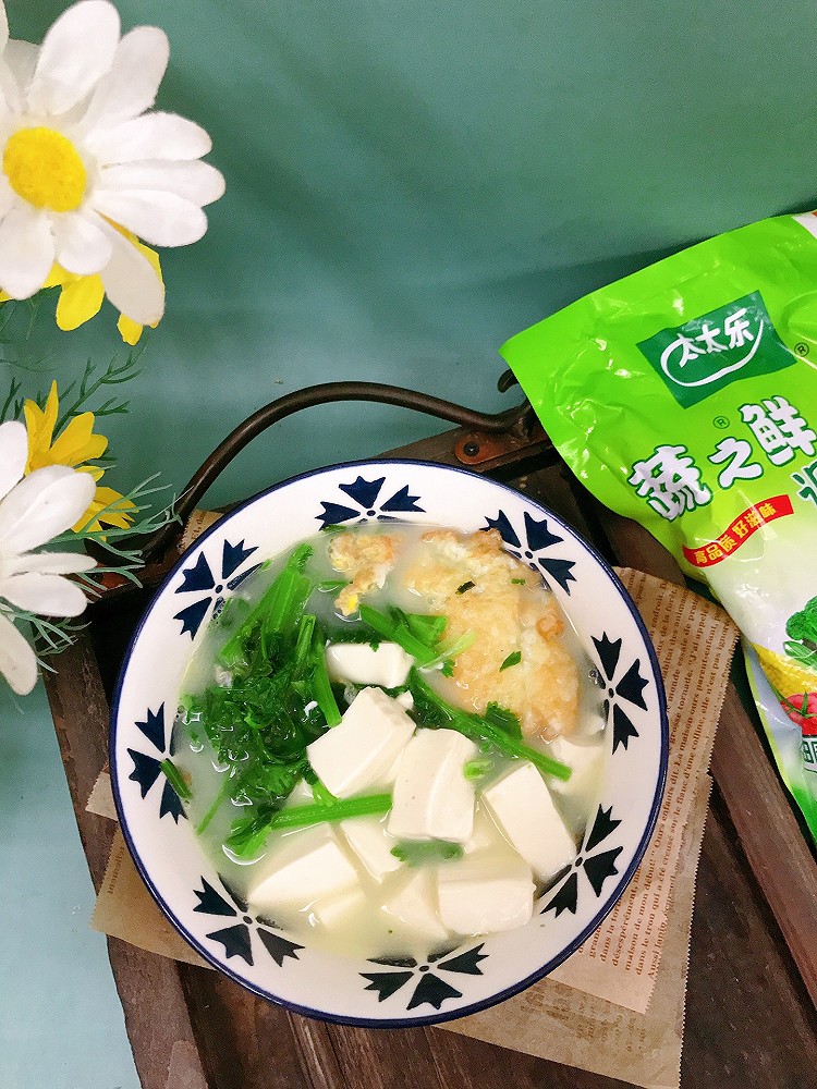 鸡蛋豆腐汤的做法
