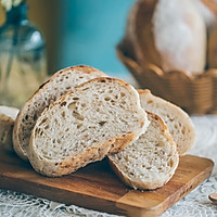 波兰种亚麻籽无糖主食面包欧包的做法图解28