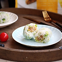 #餐桌上的春日限定#春日轻食 西兰花饭团的做法图解18