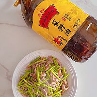 #灿烂的花园 寻味外婆乡#蒜苔炒肉丝的做法图解5