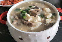 猪肝豆腐汤的做法