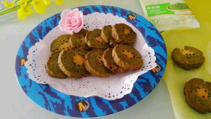 超级简单的“奇异果”抹茶饼干