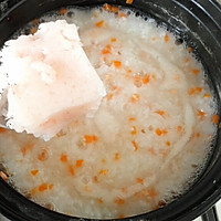 磷虾仁胡萝卜绵粥#柏翠辅食节-营养佐餐#的做法图解5