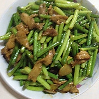 蒜苔肉丝的做法图解8