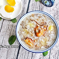 蚝豉发菜咸猪骨粥的做法图解10