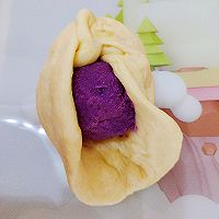 蒸出来的紫薯面包的做法图解6